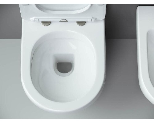 Комплект унитаза с инсталляцией Ceramicanova Metropol CN4002_1002CH_1000 с сиденьем Микролифт и клавишей смыва Хром глянцевый