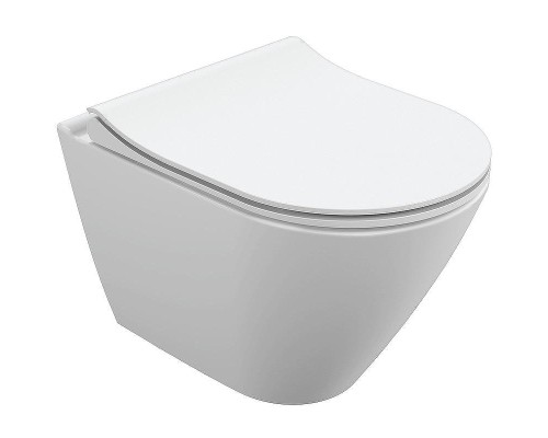 Унитаз Cersanit City Smart Clean On DPL EO slim LP 64822 подвесной с сиденьем Микролифт