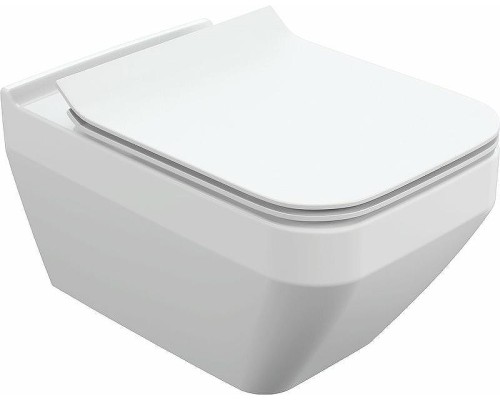 Комплект унитаза с инсталляцией Cersanit Crea Square CO DPL EO slim 63997 с сиденьем Микролифт