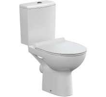 Унитаз компакт Cersanit Nature Clean On 011 3/5 DPL EO slim 65410 с бачком и сиденьем Микролифт