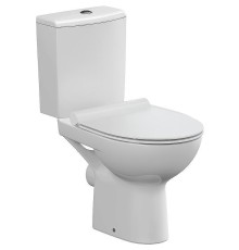 Унитаз компакт Cersanit Nature Clean On 011 3/5 DPL EO slim 65410 с бачком и сиденьем Микролифт