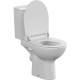 Унитаз компакт Cersanit Nature Clean On 011 3/5 DPL EO slim 65410 с бачком и сиденьем Микролифт
