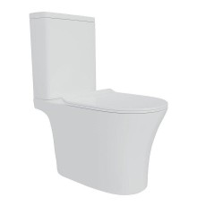 Унитаз компакт Corpa Nera Donelli S CN40810 с бачком и сиденьем Микролифт