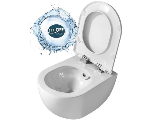 Унитаз биде Creavit Free FE322-34CB00E-0001 подвесной Белый без сиденья