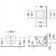 Унитаз Duravit Set ME by Starck 45300900A1 подвесной с сиденьем Микролифт