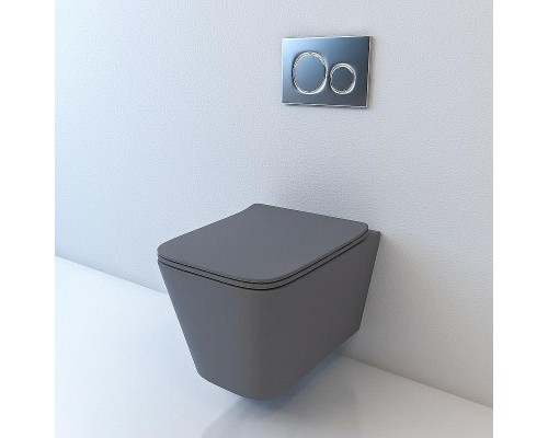 Унитаз Esbano Gartez ESUPGARTGM подвесной Серый матовый с сиденьем Микролифт