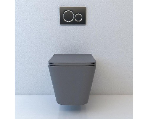 Унитаз Esbano Gartez ESUPGARTGM подвесной Серый матовый с сиденьем Микролифт