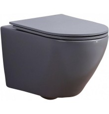 Унитаз Esbano Azalea ESUPAZALGM подвесной Серый матовый с сиденьем Микролифт
