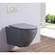 Унитаз Esbano Azalea ESUPAZALGM подвесной Серый матовый с сиденьем Микролифт