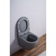 Унитаз Esbano Azalea ESUPAZALGM подвесной Серый матовый с сиденьем Микролифт