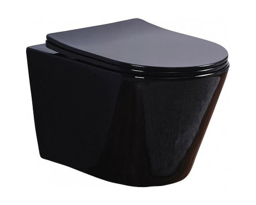 Унитаз Esbano Clavel ESUPCLAVB подвесной Черный глянцевый с сиденьем Микролифт