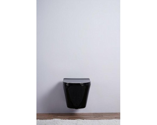 Унитаз Esbano Clavel ESUPCLAVB подвесной Черный глянцевый с сиденьем Микролифт