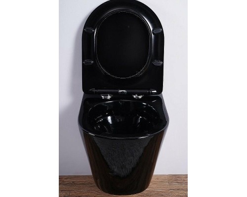 Унитаз Esbano Clavel ESUPCLAVB подвесной Черный глянцевый с сиденьем Микролифт