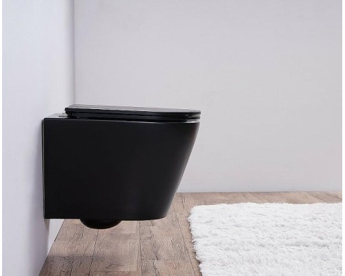 Унитаз Esbano Clavel ESUPCLAVBM подвесной Черный матовый с сиденьем Микролифт