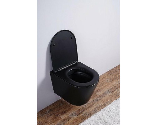 Унитаз Esbano Clavel ESUPCLAVBM подвесной Черный матовый с сиденьем Микролифт