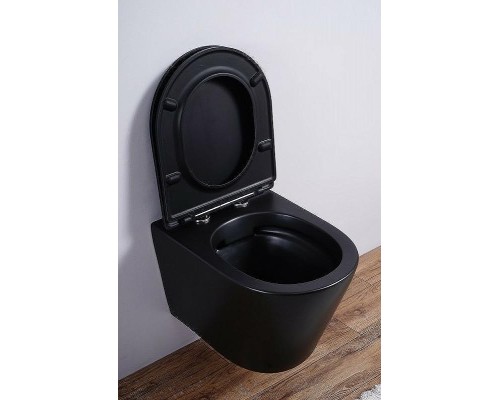 Унитаз Esbano Clavel ESUPCLAVBM подвесной Черный матовый с сиденьем Микролифт