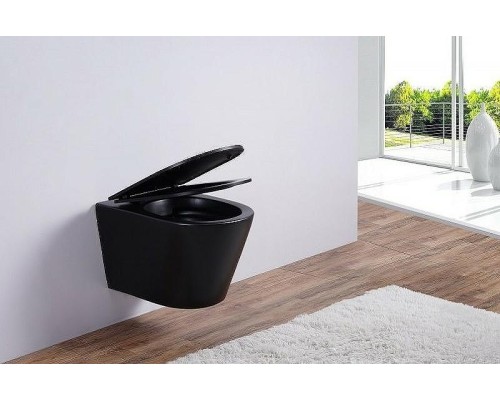 Унитаз Esbano Clavel ESUPCLAVBM подвесной Черный матовый с сиденьем Микролифт