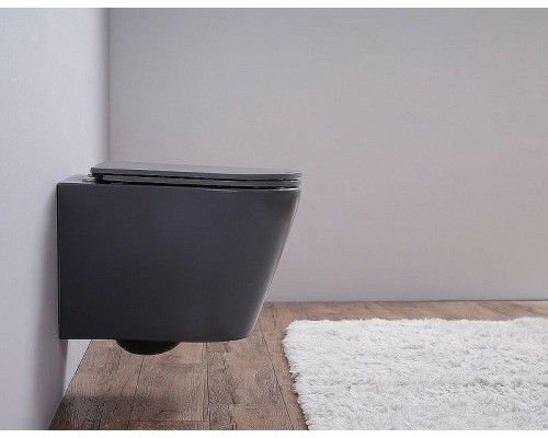 Унитаз Esbano Clavel ESUPCLAVGM подвесной Серый матовый с сиденьем Микролифт