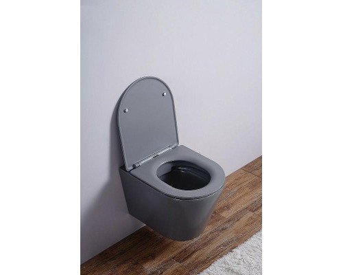 Унитаз Esbano Clavel ESUPCLAVGM подвесной Серый матовый с сиденьем Микролифт