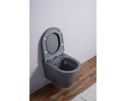 Унитаз Esbano Clavel ESUPCLAVGM подвесной Серый матовый с сиденьем Микролифт