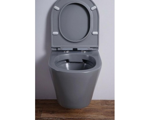 Унитаз Esbano Clavel ESUPCLAVGM подвесной Серый матовый с сиденьем Микролифт