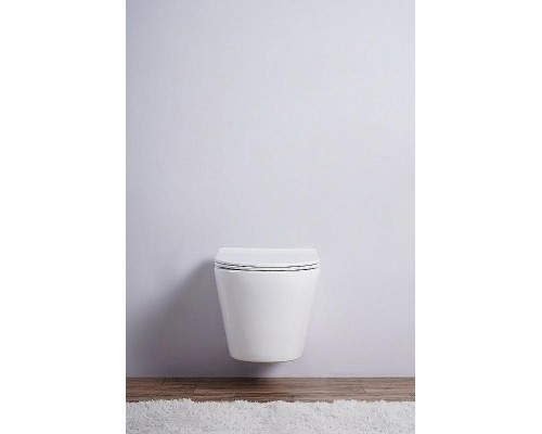 Унитаз Esbano Clavel ESUPCLAVW подвесной Белый глянцевый с сиденьем Микролифт