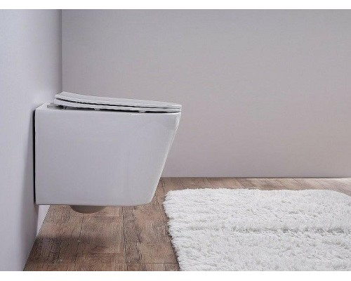 Унитаз Esbano Clavel ESUPCLAVW подвесной Белый глянцевый с сиденьем Микролифт