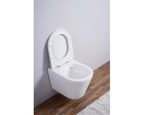 Унитаз Esbano Clavel ESUPCLAVW подвесной Белый глянцевый с сиденьем Микролифт