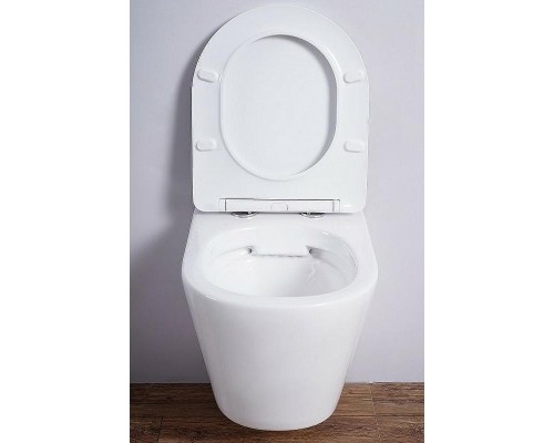 Унитаз Esbano Clavel ESUPCLAVW подвесной Белый глянцевый с сиденьем Микролифт