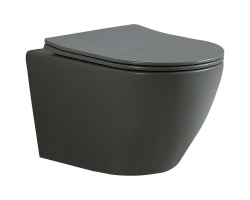 Унитаз Esbano Amapola ESUPAMAPGM подвесной Серый матовый с сиденьем Микролифт