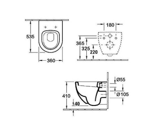 Унитаз Esbano Amapola-N ESUPAMAPNBM подвесной Черный матовый с сиденьем Микролифт
