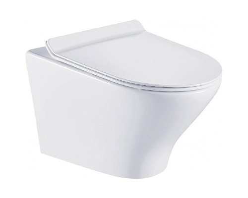 Унитаз Esbano Aster ESUPASTEW подвесной Белый глянцевый с сиденьем Микролифт
