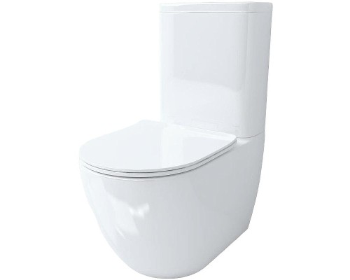 Унитаз компакт Esbano Fortex-N ESUNFORTW Белый с бачком и сиденьем Микролифт