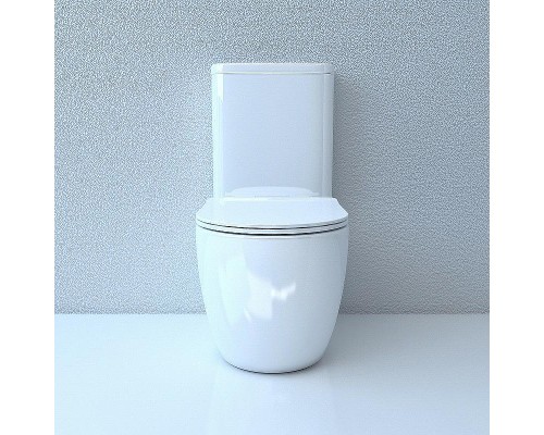 Унитаз компакт Esbano Fortex-N ESUNFORTW Белый с бачком и сиденьем Микролифт