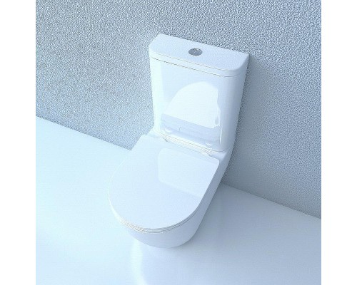 Унитаз компакт Esbano Fortex-N ESUNFORTW Белый с бачком и сиденьем Микролифт