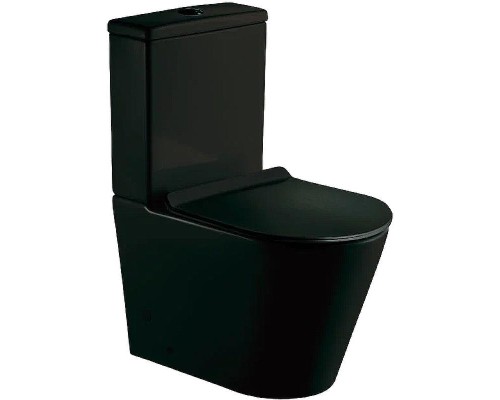 Унитаз компакт Esbano Alagon-C ESUNALAGCMB Черный матовый с бачком и сиденьем Микролифт