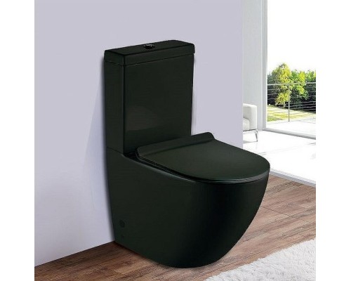 Унитаз компакт Esbano Ripoll-C ESUNRIPOCMB Черный матовый с бачком и сиденьем Микролифт