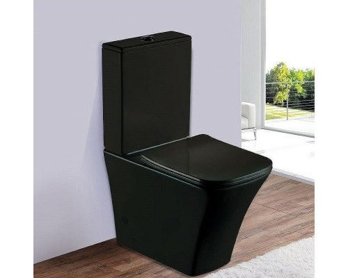 Унитаз компакт Esbano Crisan ESUNCRISMB Черный матовый с бачком и сиденьем Микролифт