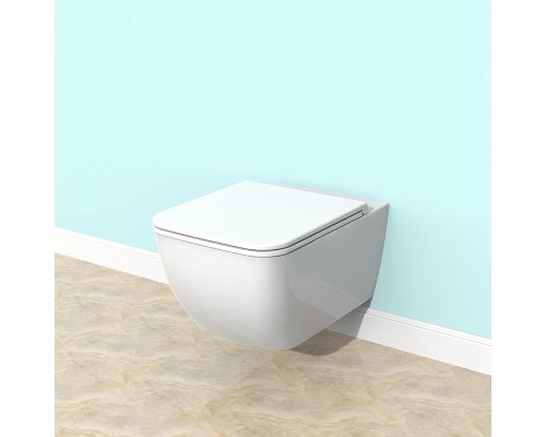 Комплект унитаза с инсталляцией Geberit Delta 458.163.21.S цвет Белый с сиденьем Микролифт и клавишей смыва цвет Хром