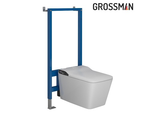 Комплект унитаза с инсталляцией Grossman 901.5701.01.000 цвет Белый с сиденьем