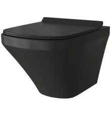 Унитаз Grossman GR-4440BMS подвесной цвет Черный матовый с сиденьем Микролифт
