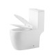 Унитаз моноблок Grossman Classic GR-4484SQ цвет Белый глянцевый с бачком и сиденьем