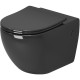 Унитаз Grossman Color GR-4411blackS подвесной цвет Черный глянец с сиденьем Микролифт
