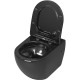 Унитаз Grossman Color GR-4411blackS подвесной цвет Черный глянец с сиденьем Микролифт