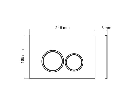 Комплект унитаза с инсталляцией Grossman Galaxy 97.4477SQ.01.110 цвет Белый с сиденьем с клавишей смыва цвет Хром