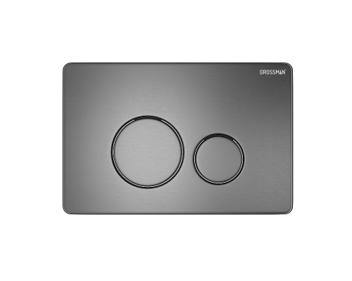 Комплект унитаза с инсталляцией Grossman Style 97.4477BMS.05.42M цвет Черный матовый с сиденьем с клавишей смыва цвет Графит