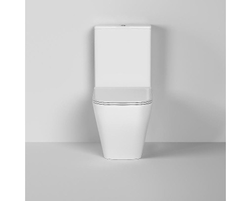 Унитаз компакт Grossman Style GR-4453S цвет Белый глянец с бачком и сиденьем Микролифт