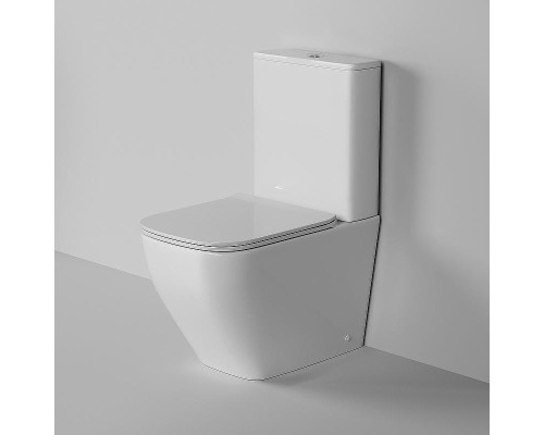 Унитаз компакт Grossman Style GR-4453S цвет Белый глянец с бачком и сиденьем Микролифт