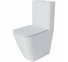 Унитаз компакт Grossman Style GR-4472S цвет Белый глянец с бачком и сиденьем Микролифт