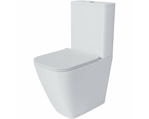 Унитаз компакт Grossman Style GR-4472S цвет Белый глянец с бачком и сиденьем Микролифт